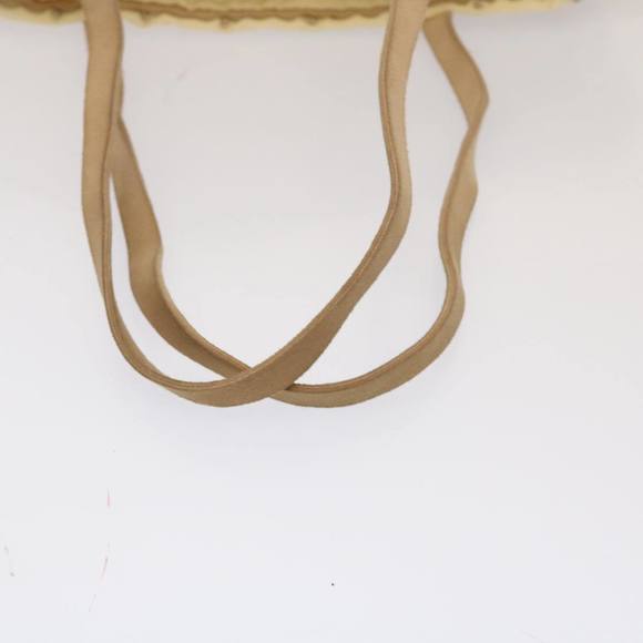 PRADA Tote Bag Nylon Beige Auth cl759 - Picture 7 of 16